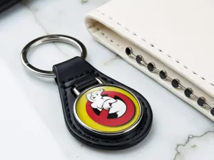 Leather Key Chain Durable Modern Limited Edition
